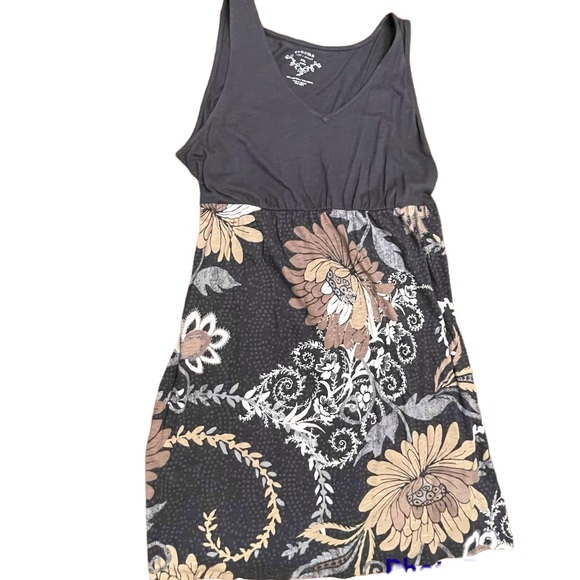 SONOMA | SLEEVELESS TIE BACK DRESS | SZ PETITE XL | DARK GRAY - Picture 1 of 7